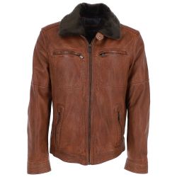 Men Leather Winter Jackets