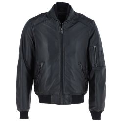 Men Leather Bomber Jackets